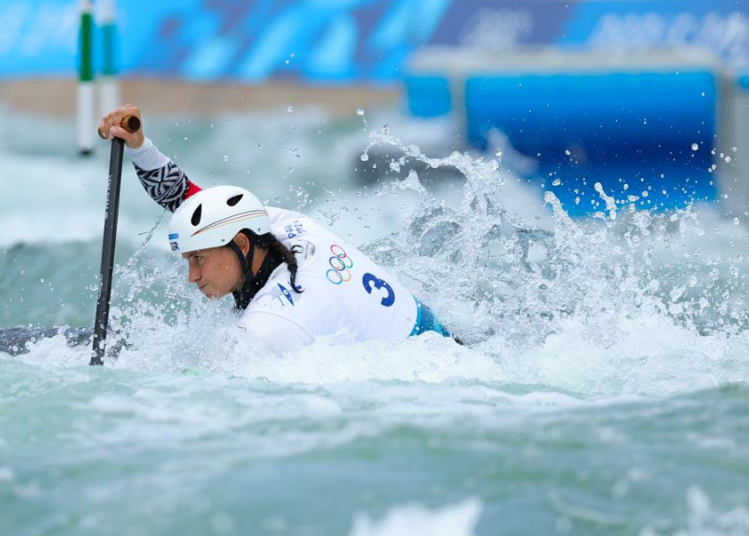 皮划艇女子单人训练：德国选手夺冠